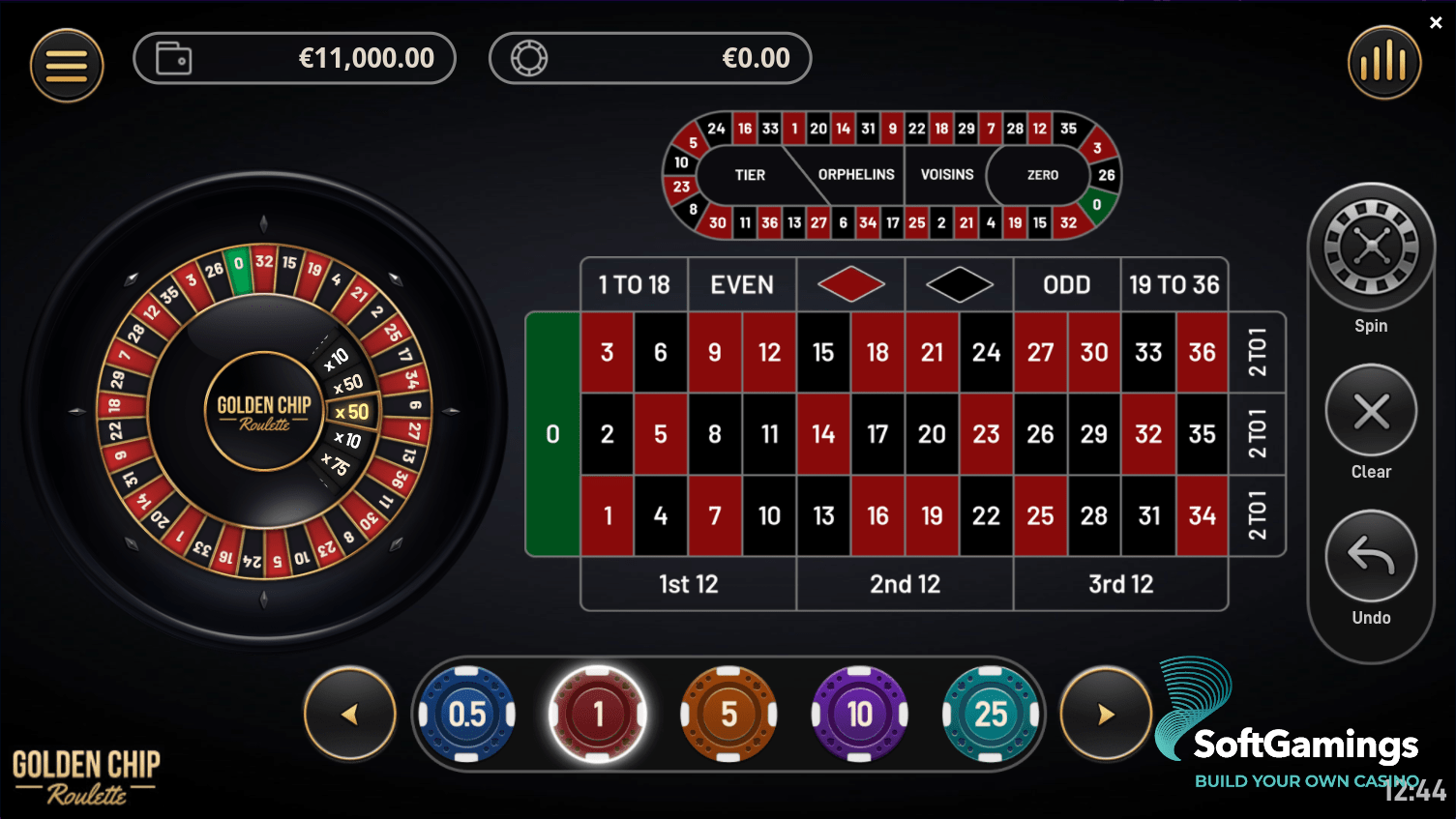 Golden Chip Roulette