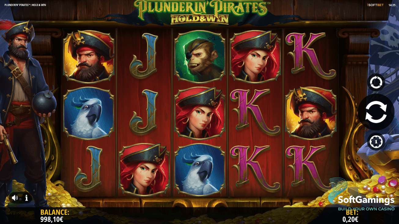 Plunderin' Pirates: Hold & Win